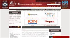 Desktop Screenshot of pg.its.edu.in