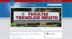 Desktop Screenshot of fti.its.ac.id