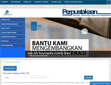 Tablet Screenshot of library.its.ac.id
