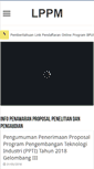 Mobile Screenshot of lppm.its.ac.id