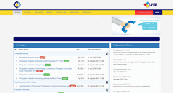 Desktop Screenshot of lpse.its.ac.id