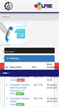 Mobile Screenshot of lpse.its.ac.id